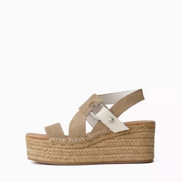 rag & bone Shoes - rag & bone August Platform Espadrille in Light Sand Color. Size 8 NWT & box.